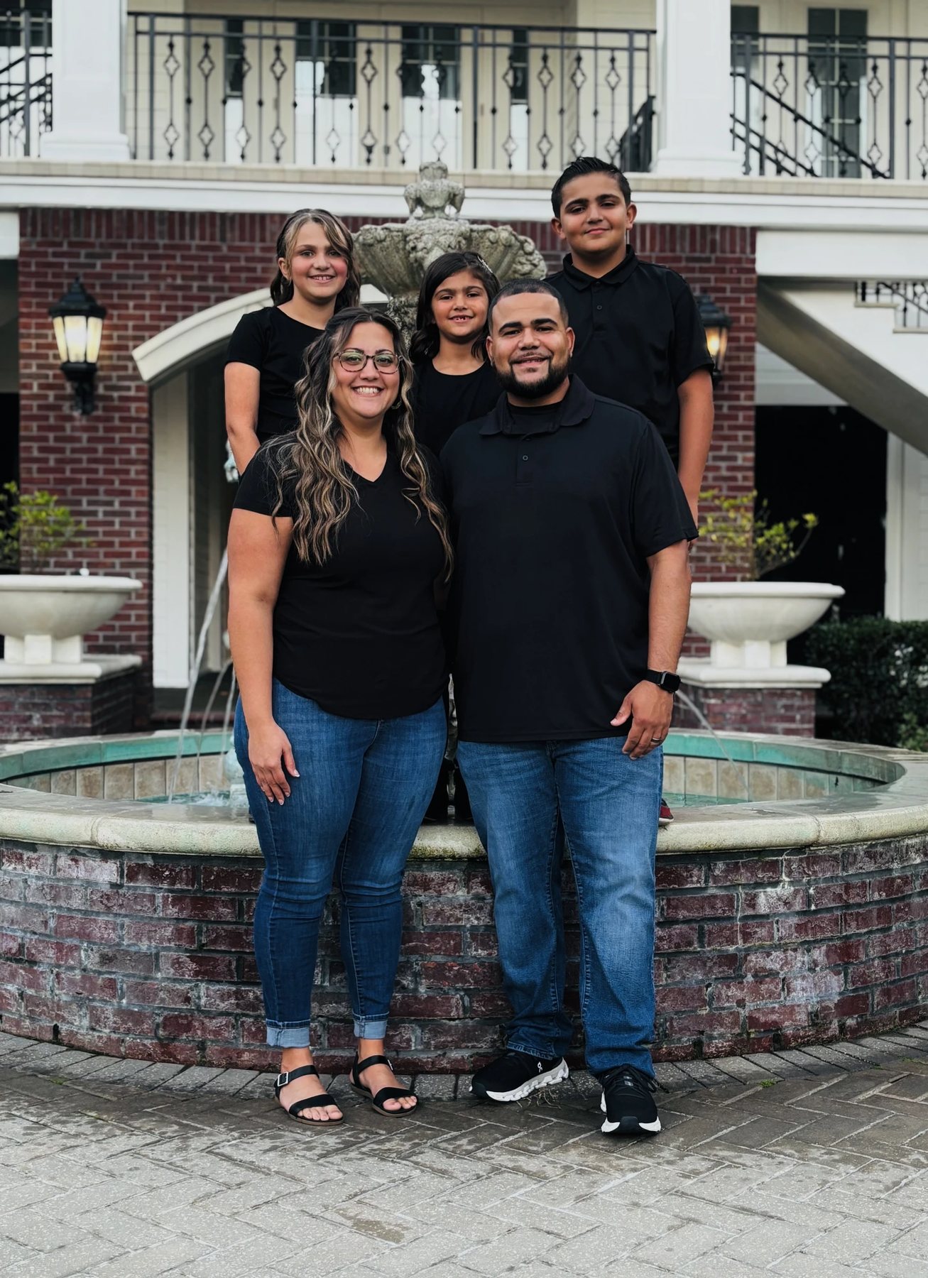 Pastor Daniel Richardson and his wife Cassandra with their children Gabriel, Layla and Amayah
